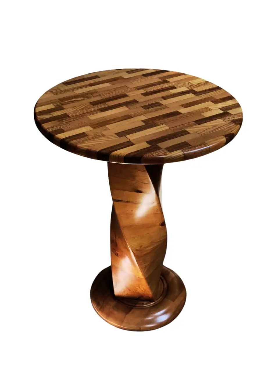 Massive Wood Table - Wavy Design